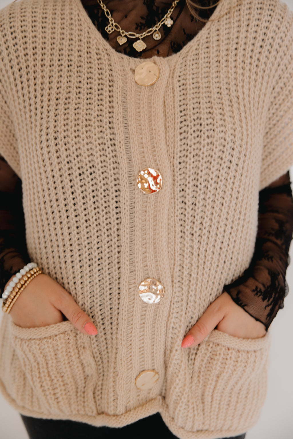 Neutral Sweater Vest