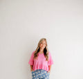 Pink Ruffle Top