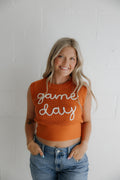 Game Day Bow Sweater Tank