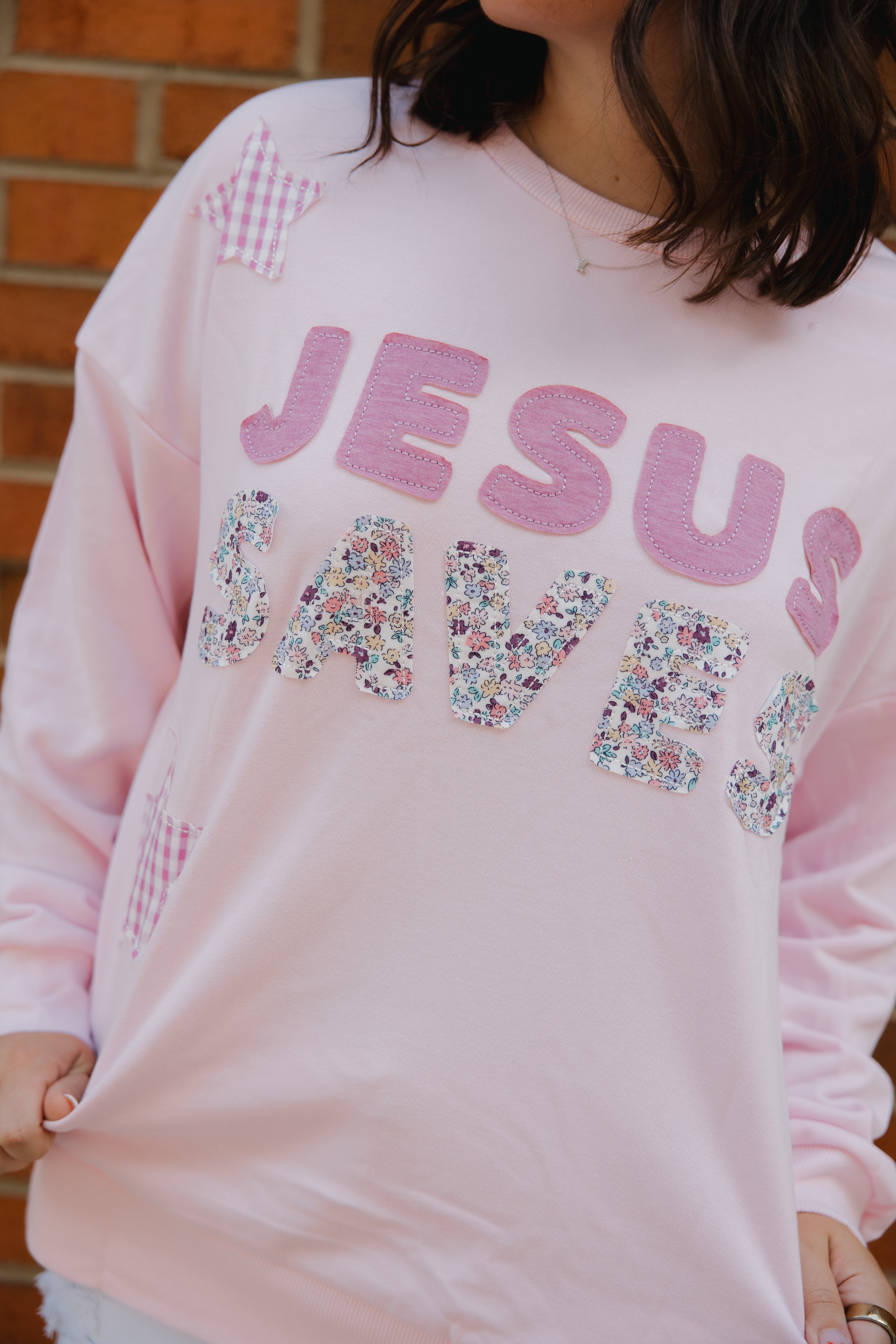 Jesus Saves Patchwork