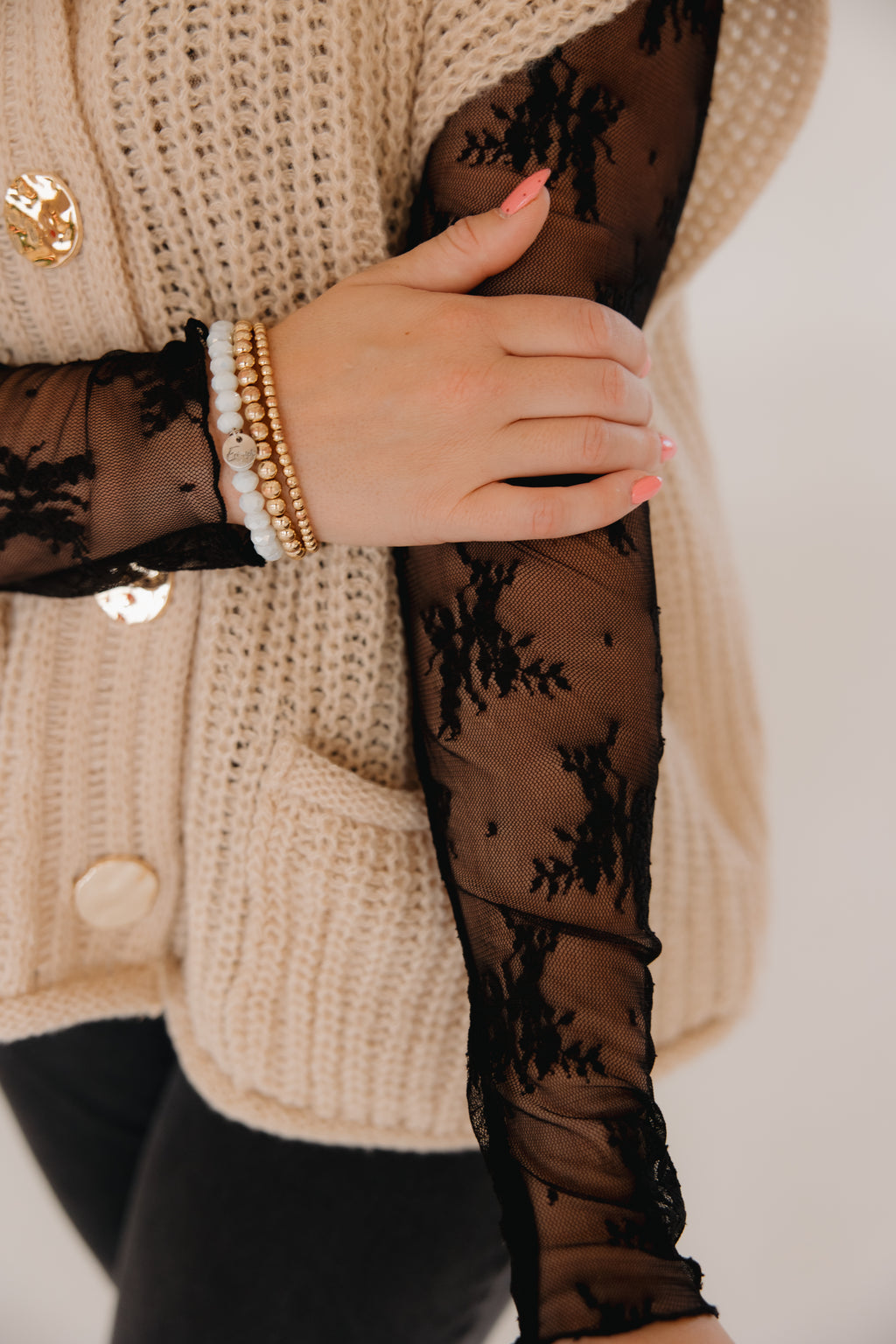 Black Lace Top