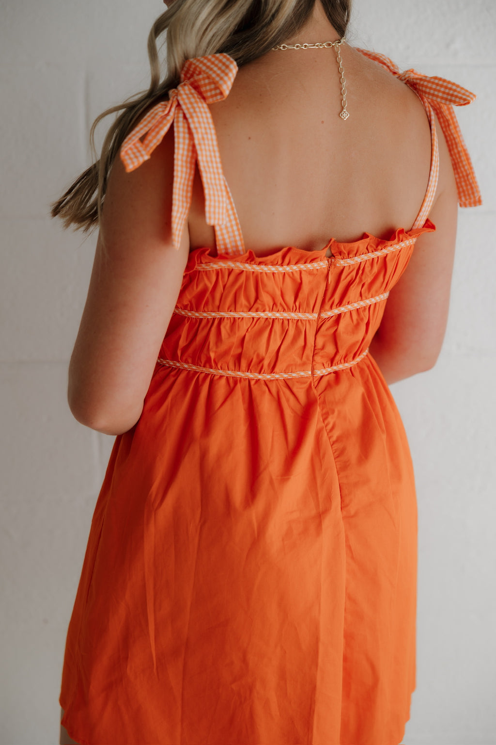 Orange Mini Dress