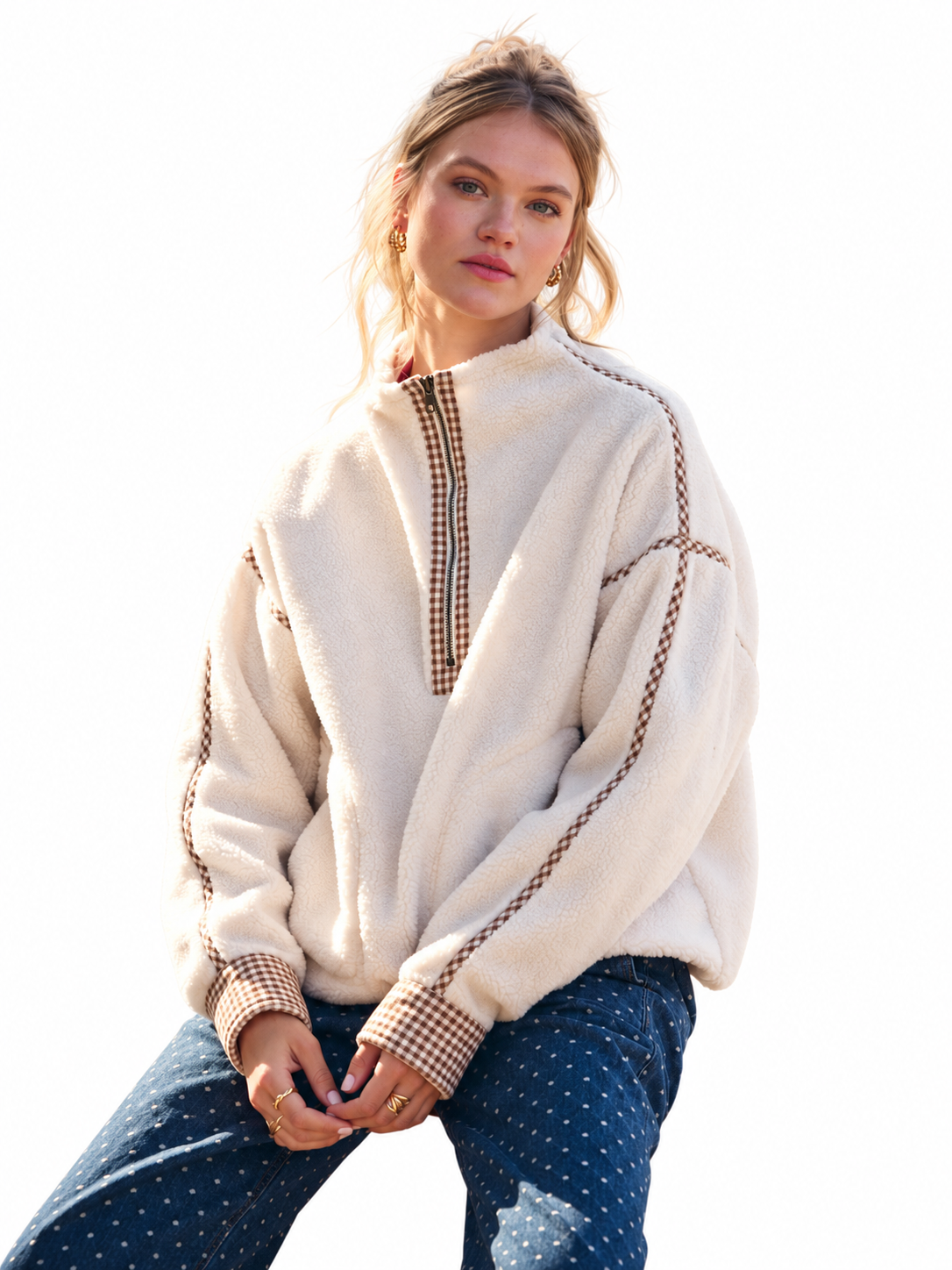 PREORDER Cozy Cream Gingham
